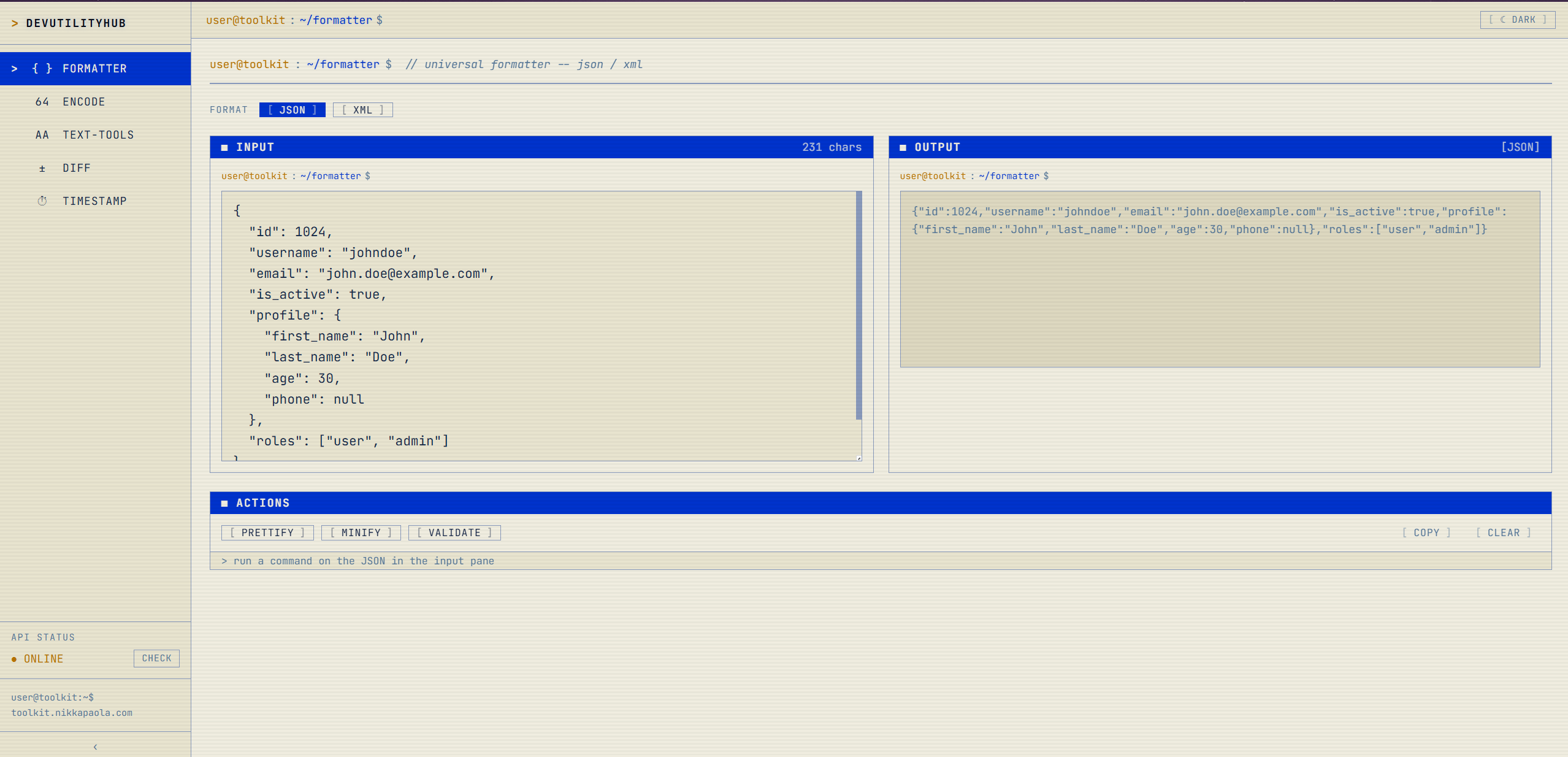 Dev Utility Hub screenshot 2